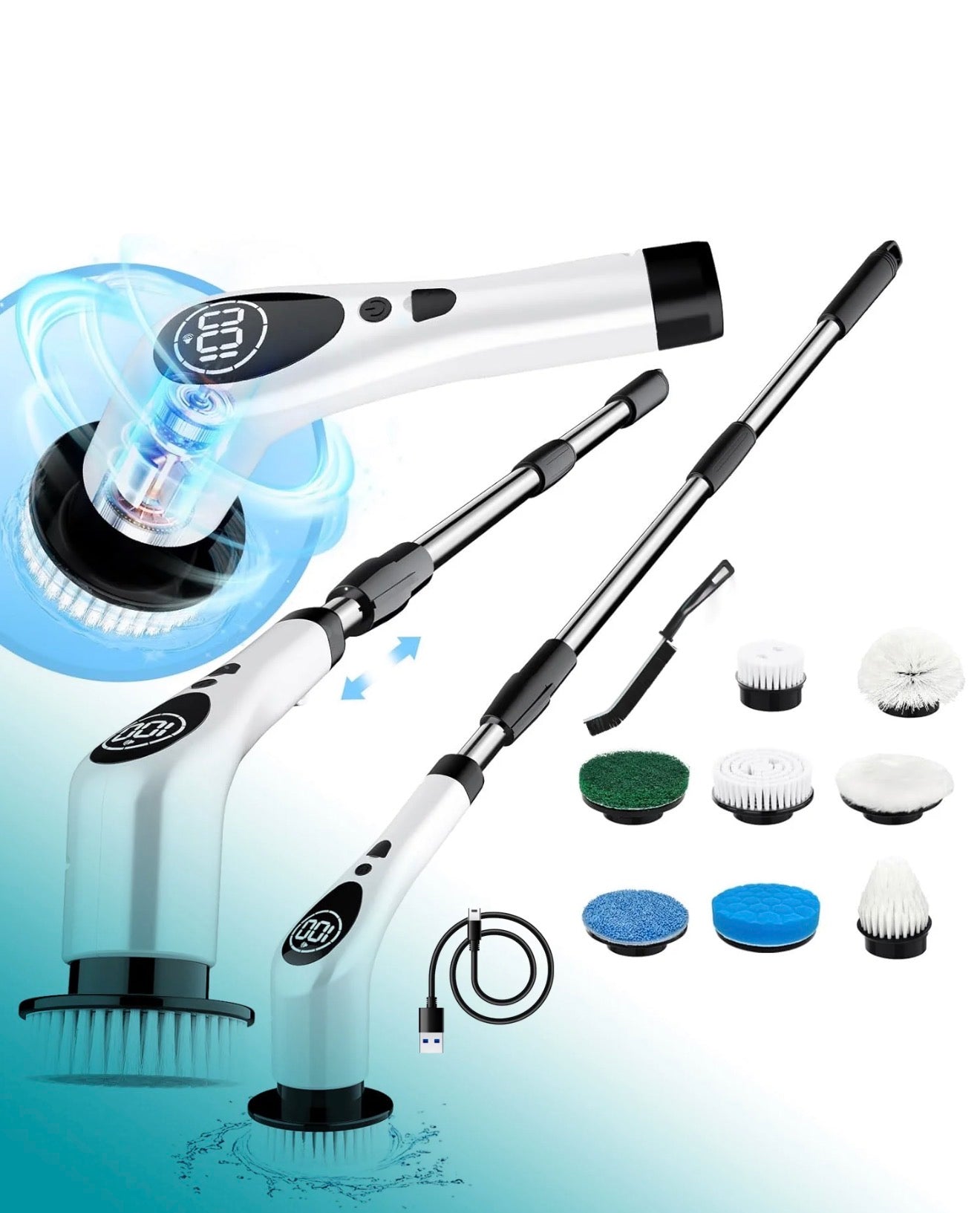 SpinPro™ 9-in-1 Power Scrubber